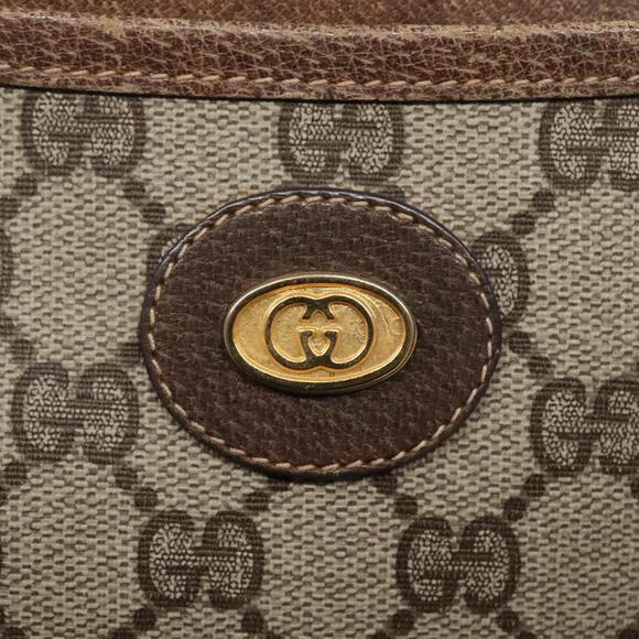 GUCCI GG Supreme Shoulder Bag Pvc Beige Gold 904 02 020 - Picture 14 of 16